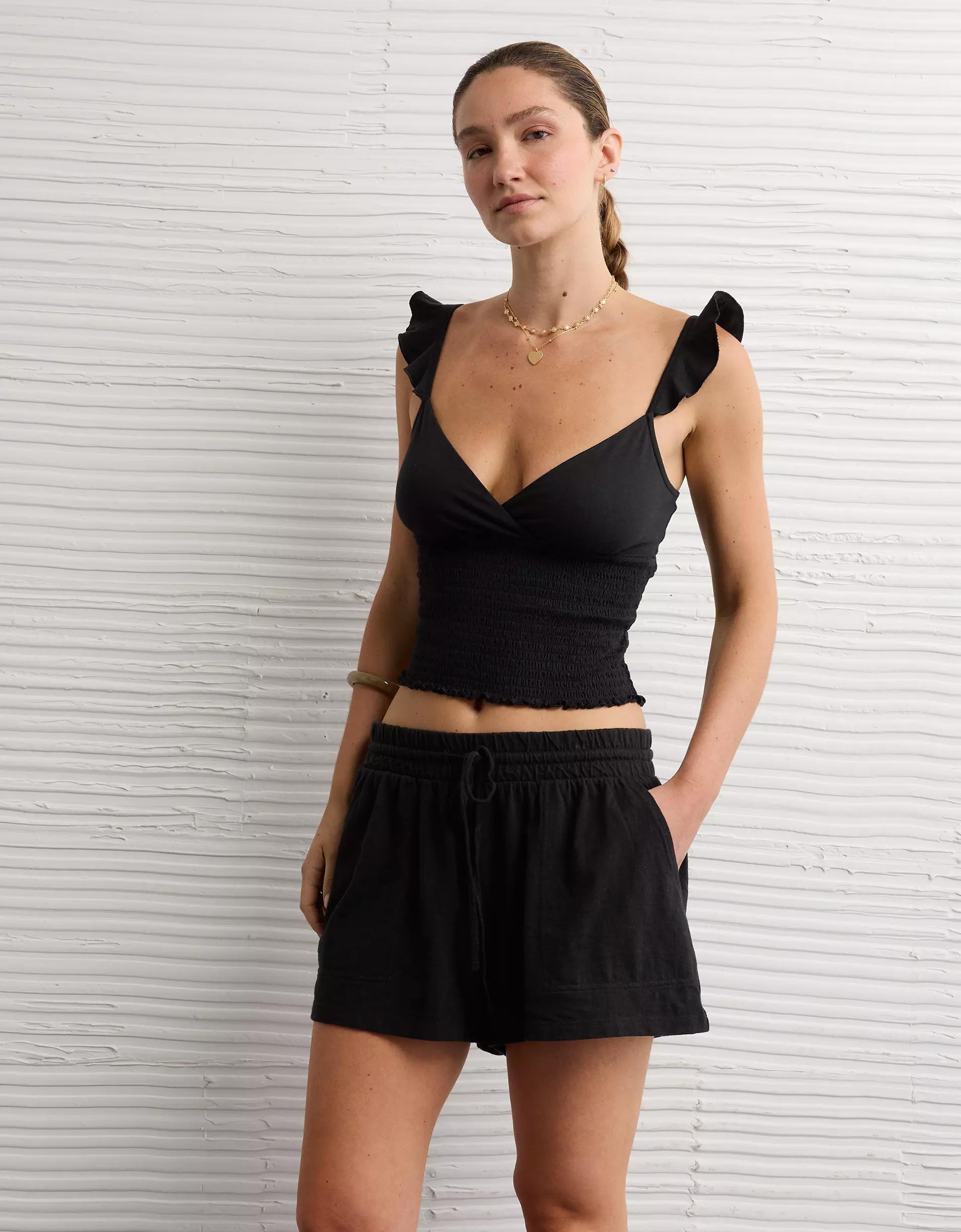 AE Sunchaser Knit High-Waisted Pull-On Short Product Image
