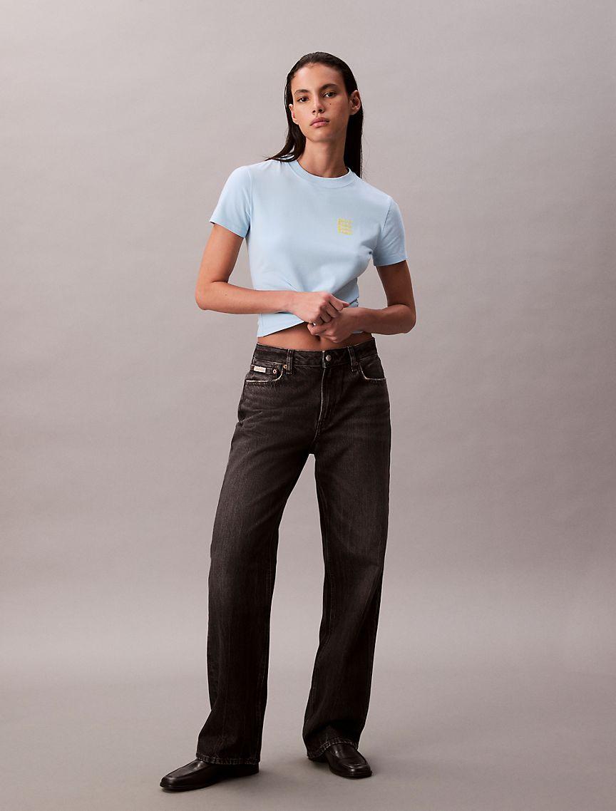 Square Logo Graphic Slim T-Shirt  Product Image