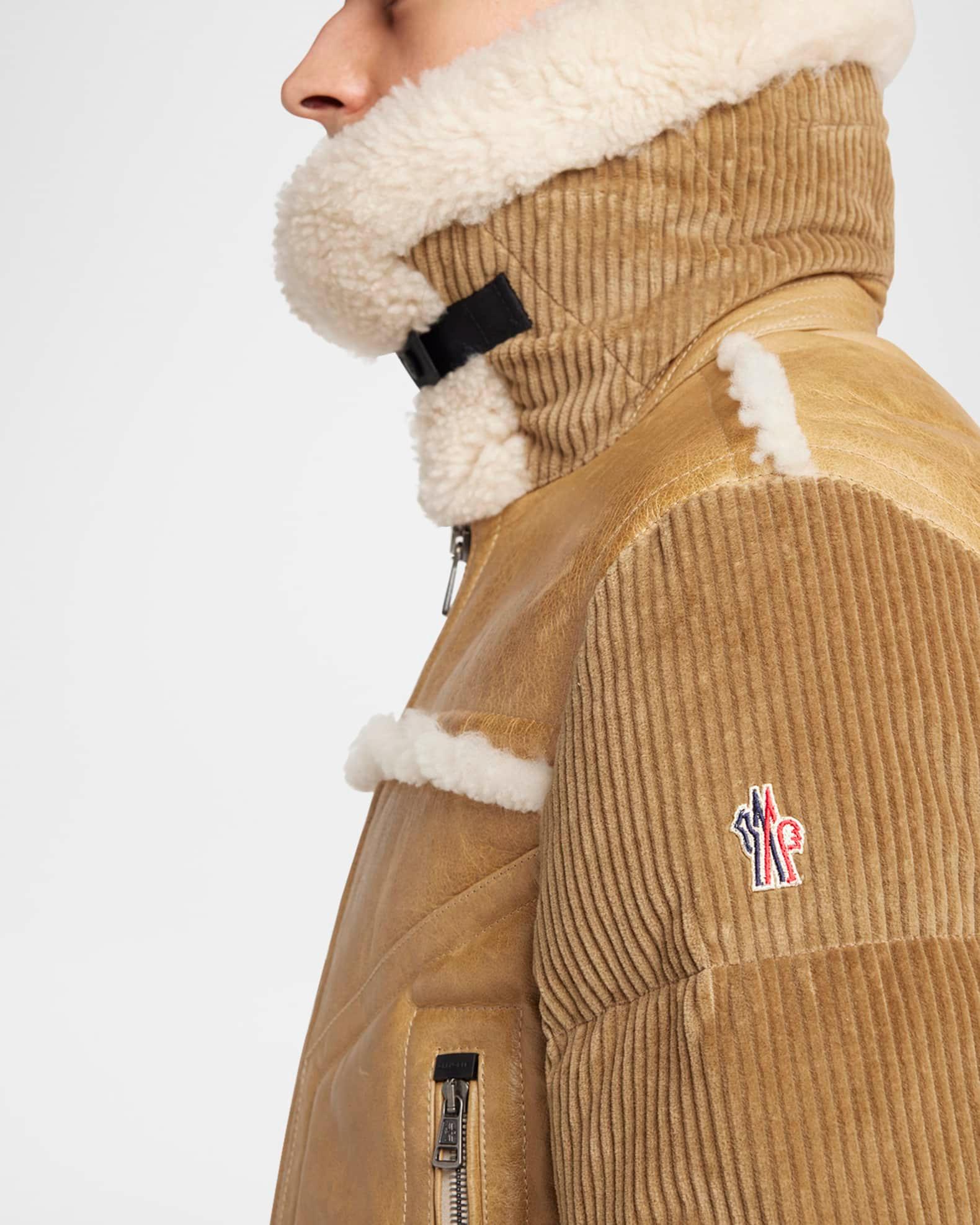 Men's Argens Shearling Bomber Jacket Product Image