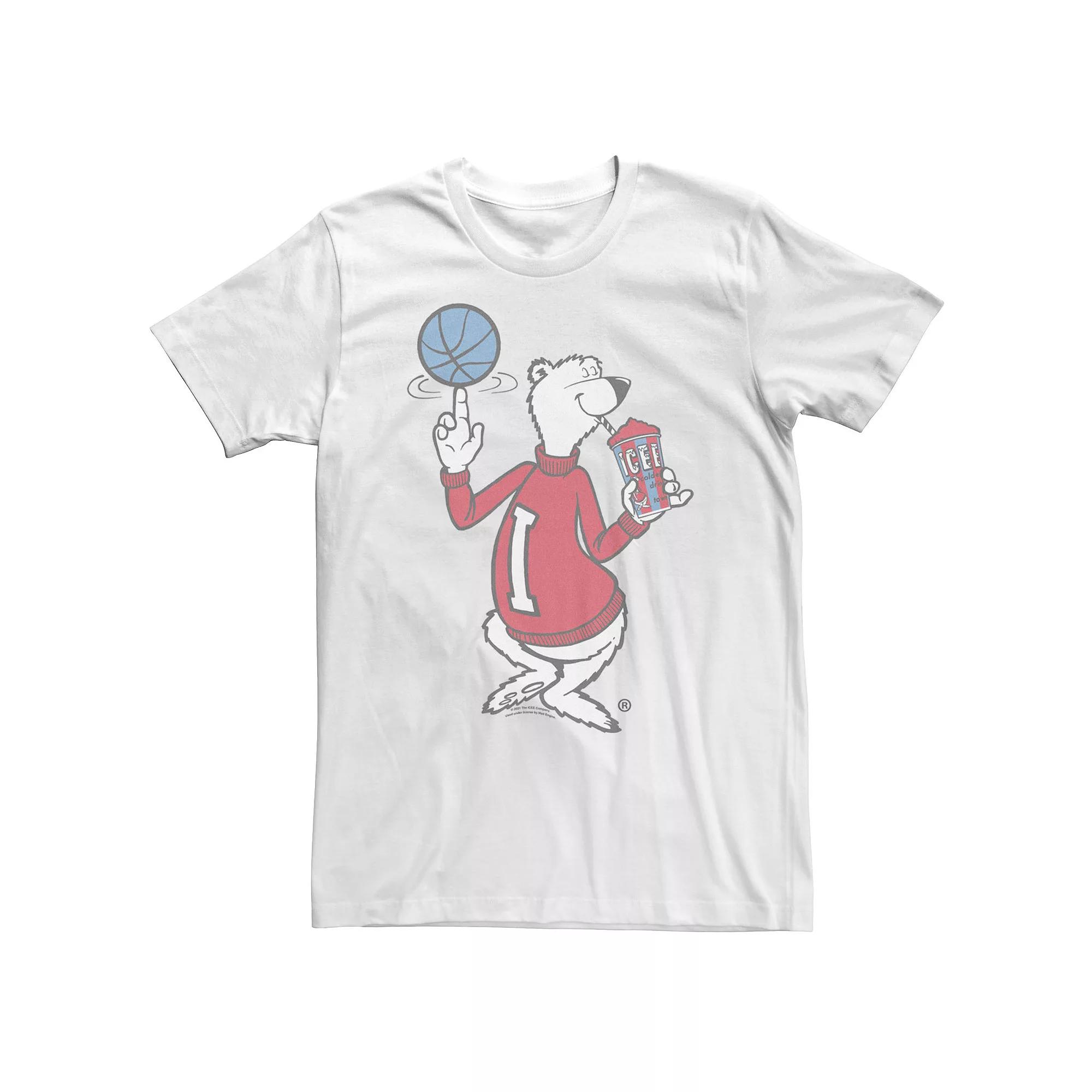 Big & Tall ICEE Polar Bear Basketball Portrait Tee, Men's,  Product Image