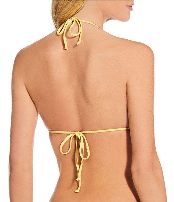 Gianni Bini Solid High Leg High Waisted Swim Bottom Product Image