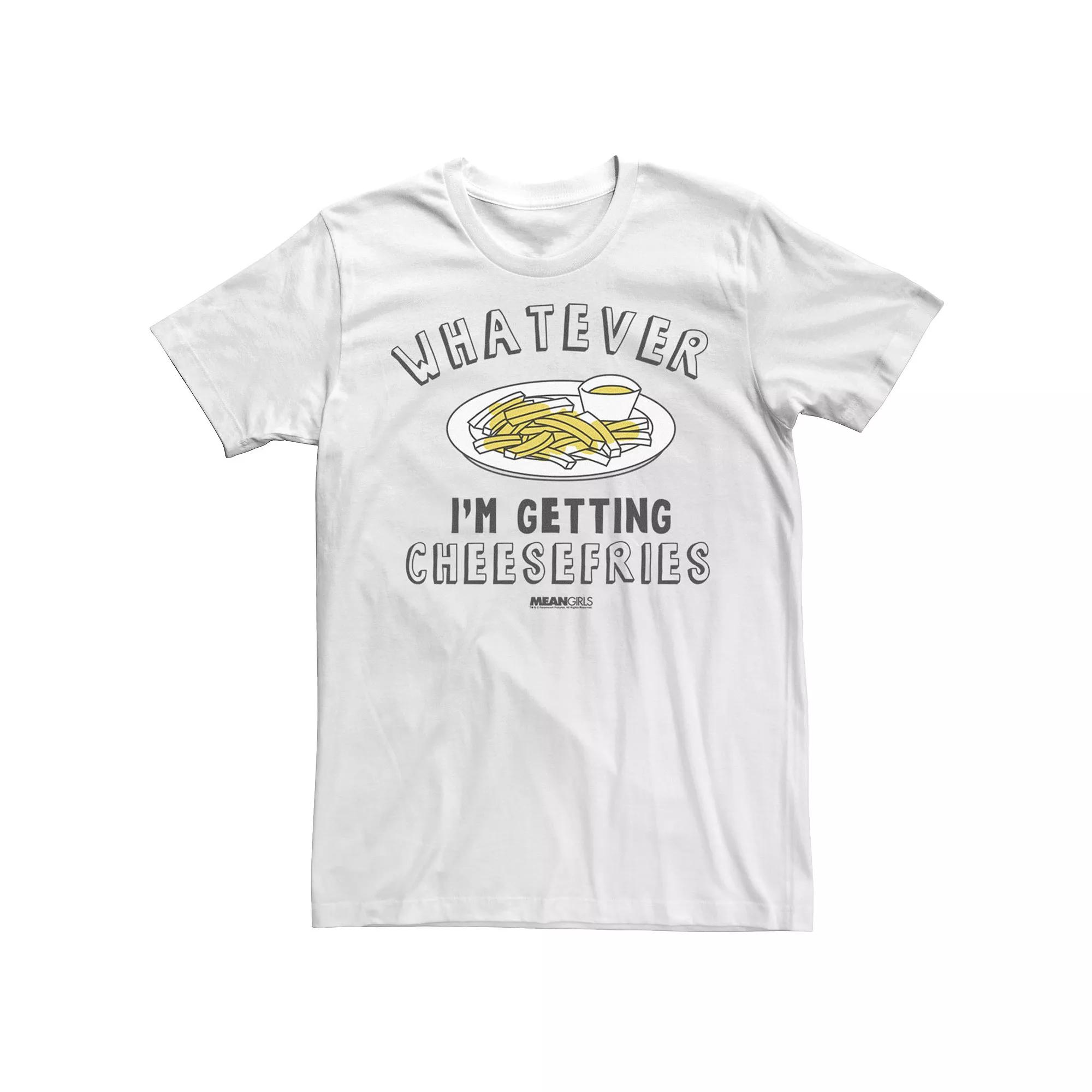 Men's Mean Girls Whatever I'm Getting Cheesefries Sketch Tee,  Product Image