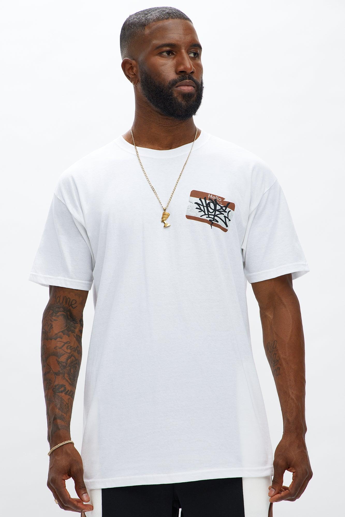 Hate Hurt Hope Short Sleeve Tee - White Male Product Image