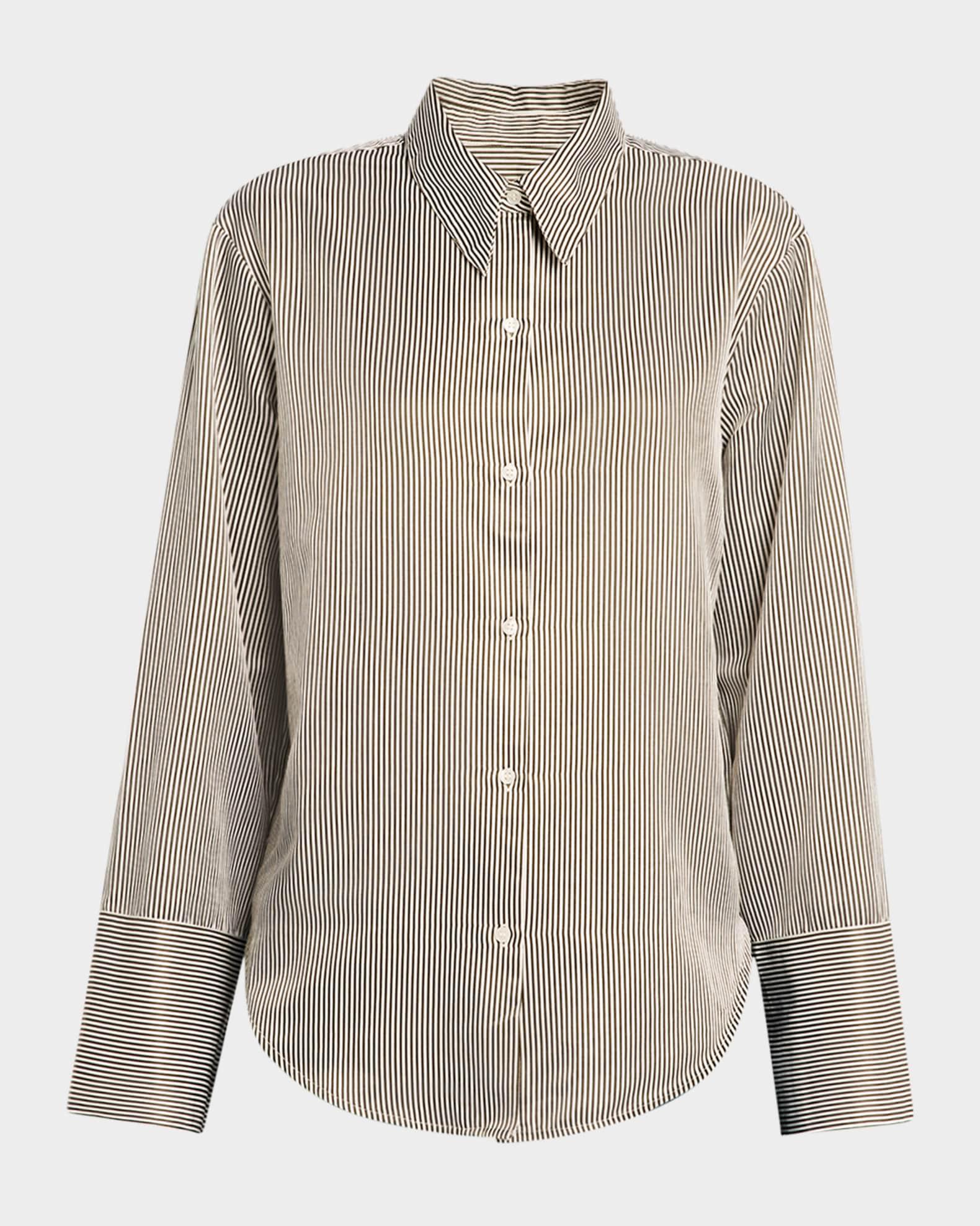 Camilla Stripe Button-Front Shirt Product Image