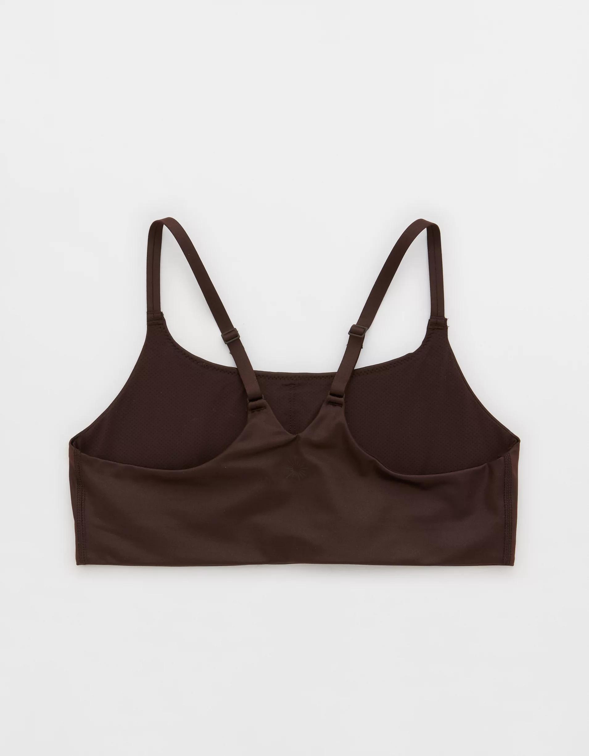 OFFLINE By Aerie Goals Gloss Strappy Sports Bra Product Image