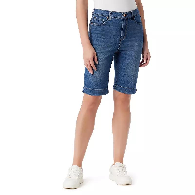 Womens Gloria Vanderbilt Amanda Bermuda Shorts Product Image