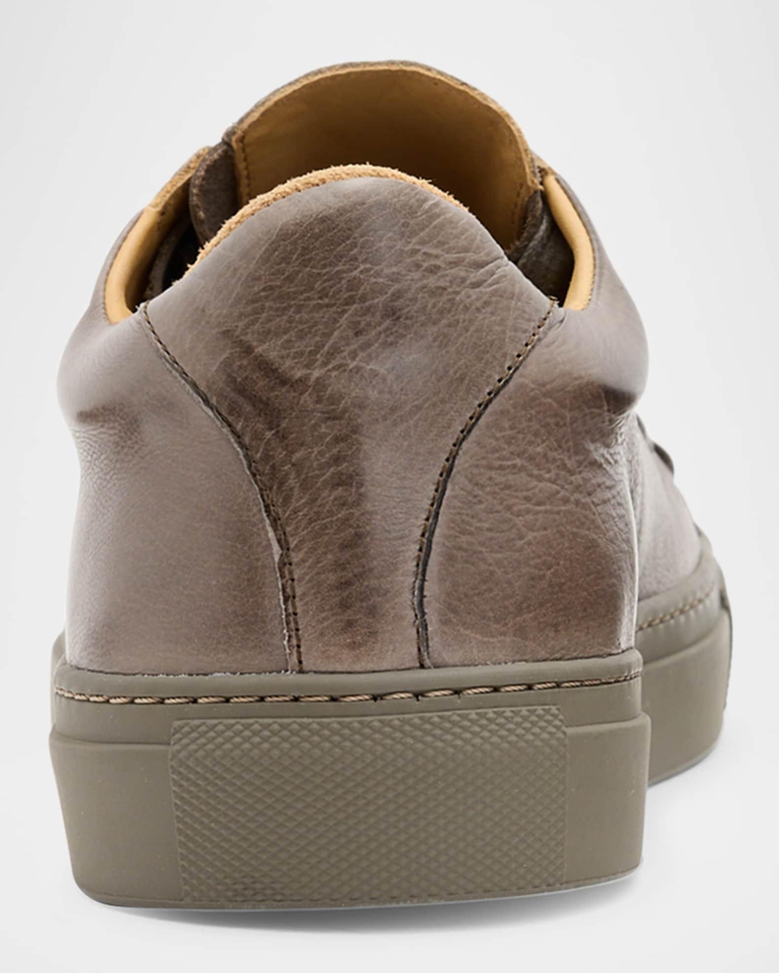 Men's Reed Leather Low-Top Sneakers Product Image