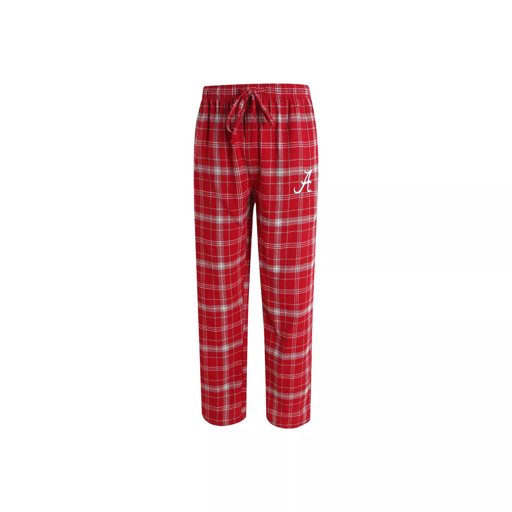 Men's Concepts Sport Crimson Alabama Crimson Tide Big & Tall Ultimate Plaid Pants, Size: 3XLT, Red Product Image