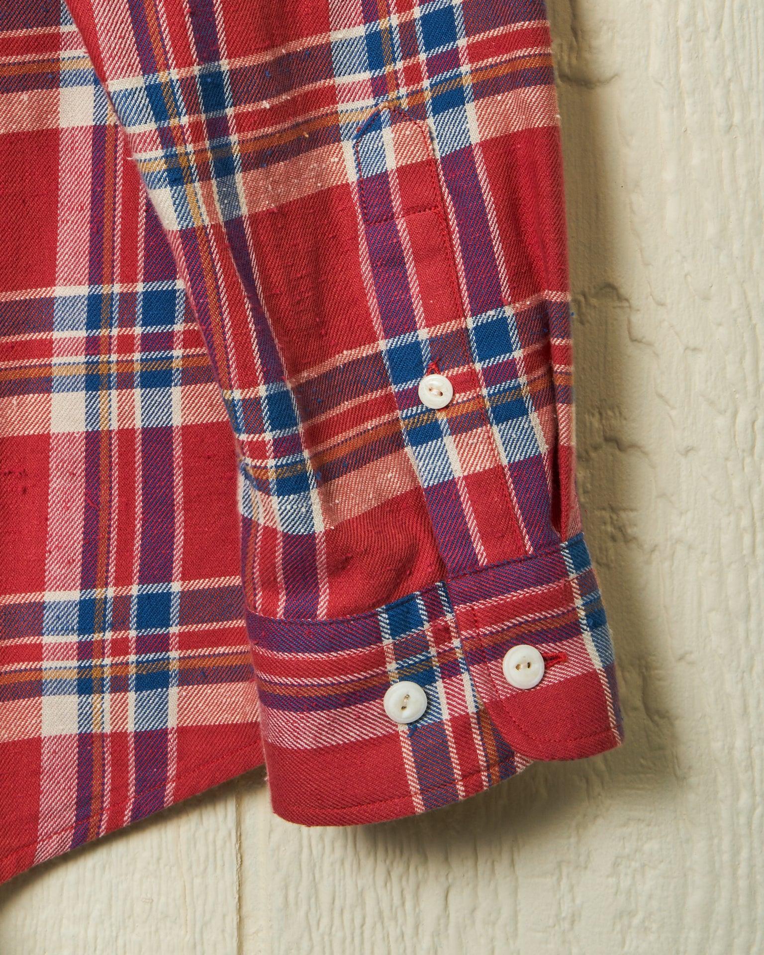 Flannel Chore Shirt in Weathered Red Plaid Product Image