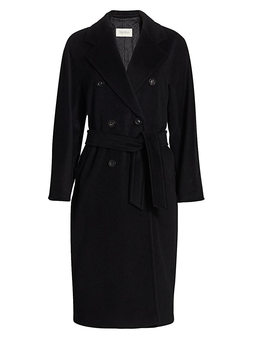 Wool-Cashmere Belted Madame Coat Product Image