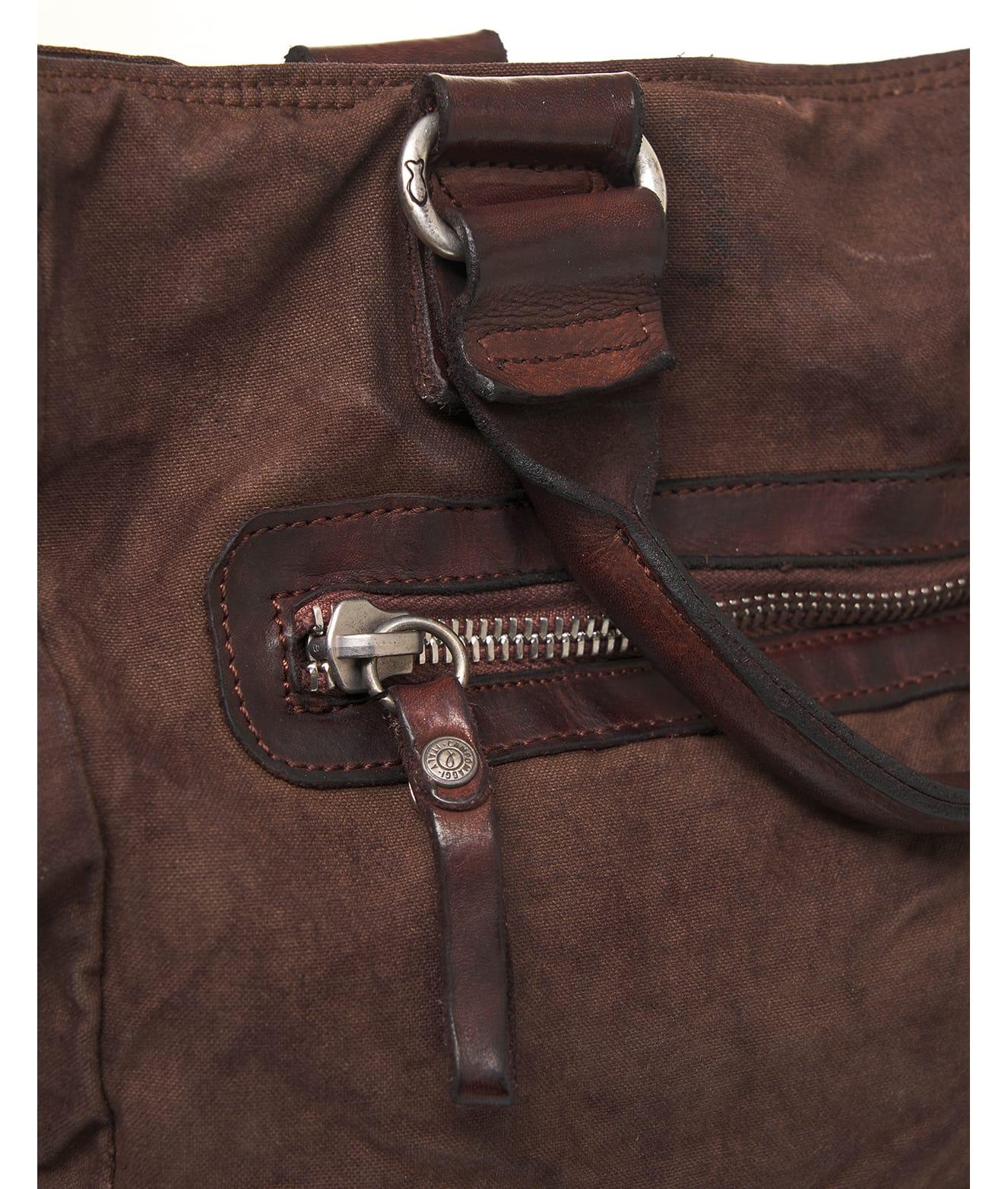 Business bag in canvas and leather Product Image