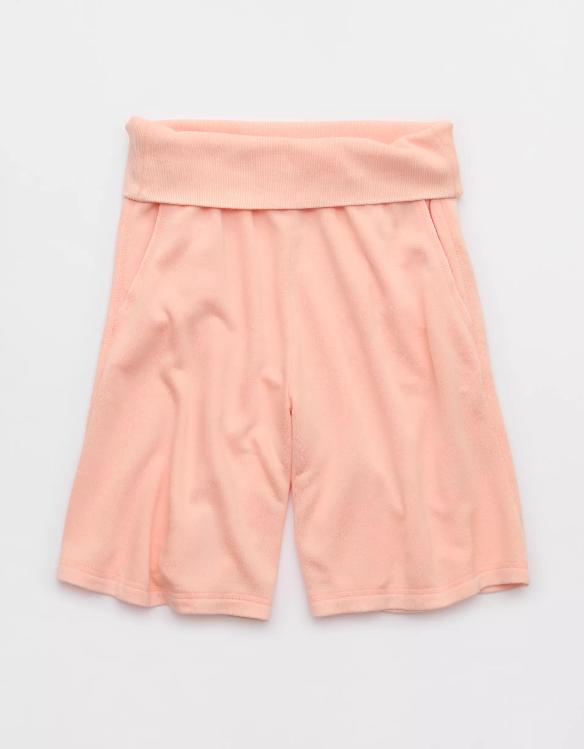 OFFLINE By Aerie Keep It 100 Terry Foldover Long Short Product Image