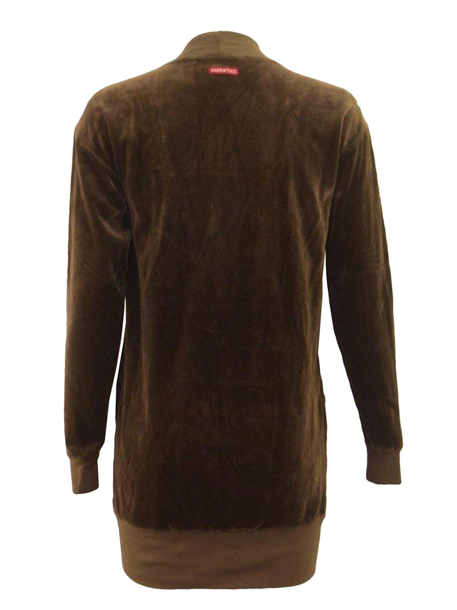 Hard Tail Velour Long Cardigan V-183 Product Image