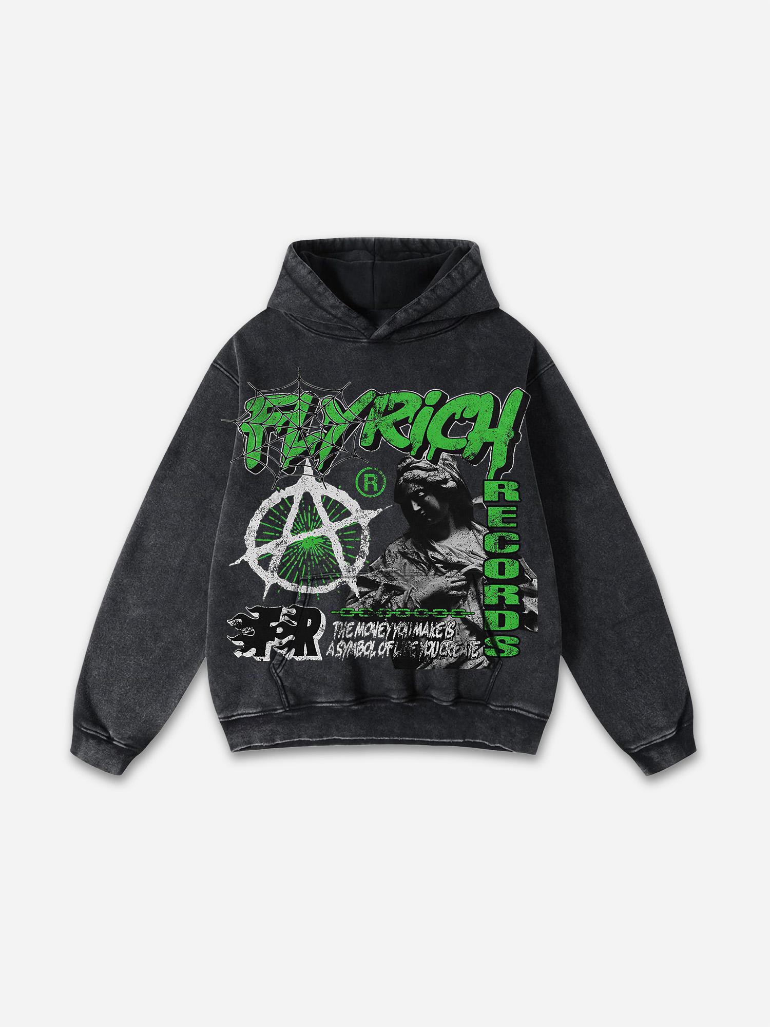 Mummy Members Only Graphic Washed Hoodies Product Image