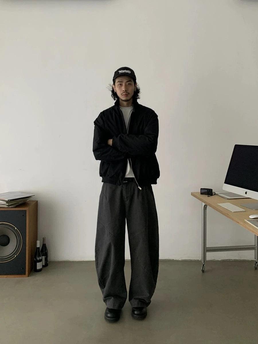 RT No. 18756 RECONSTRUCTED MACHETE STRAIGHT PANTS Product Image