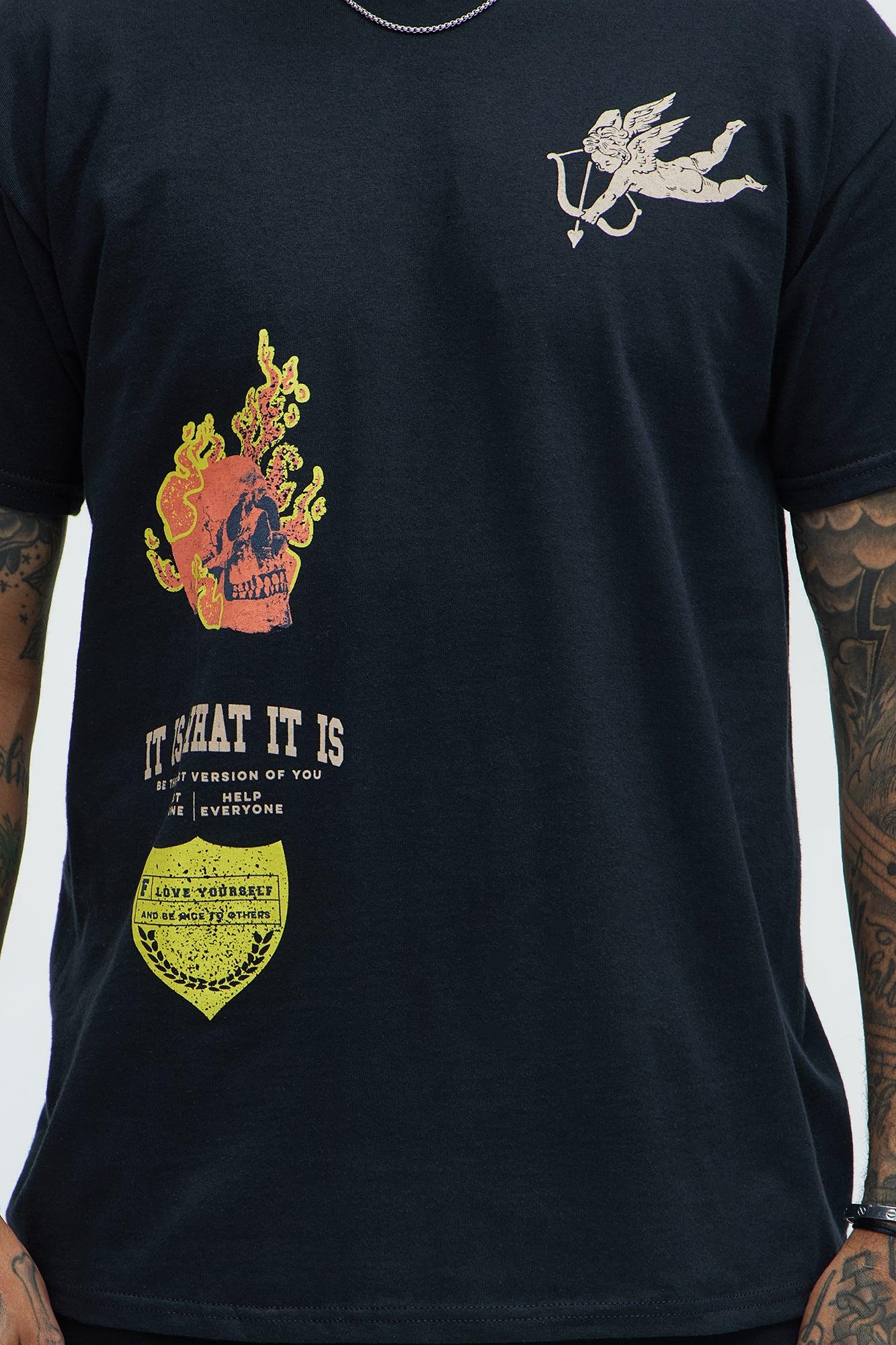It Is What Short Sleeve Tee - Black Product Image