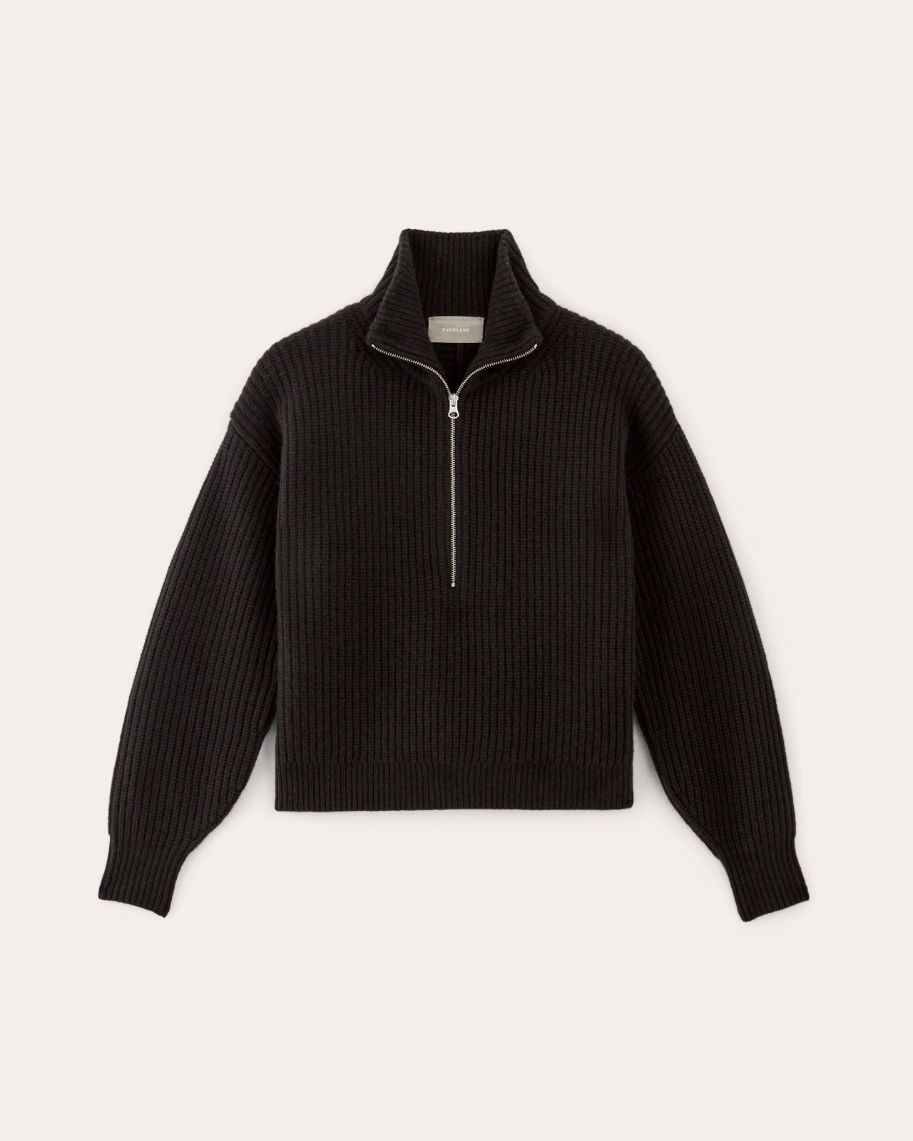 Womens Half-Zip Sweater in Luxe Merino by Everlane Product Image
