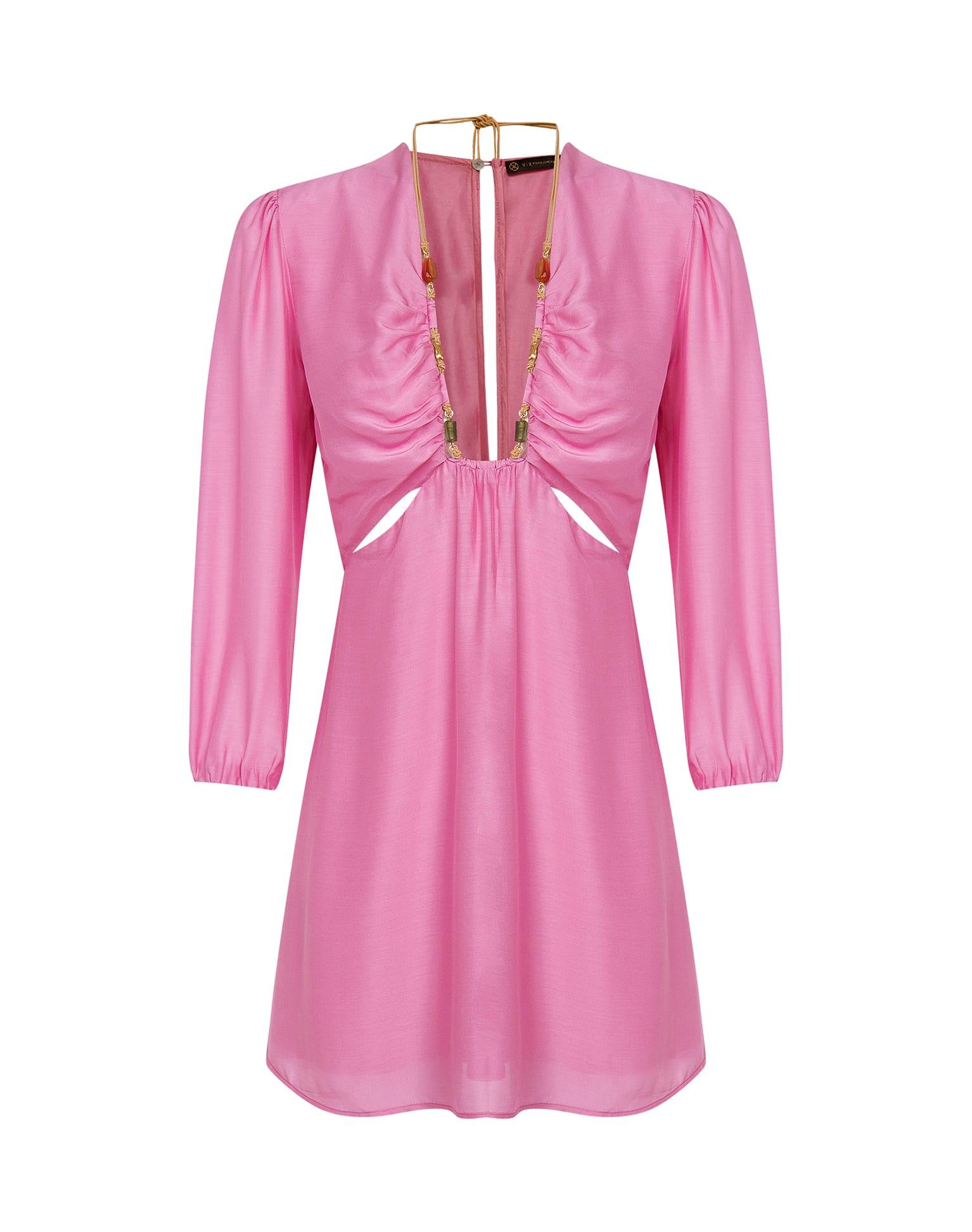 Mel Detail Short Dress (exchange only) - Gerbera Product Image