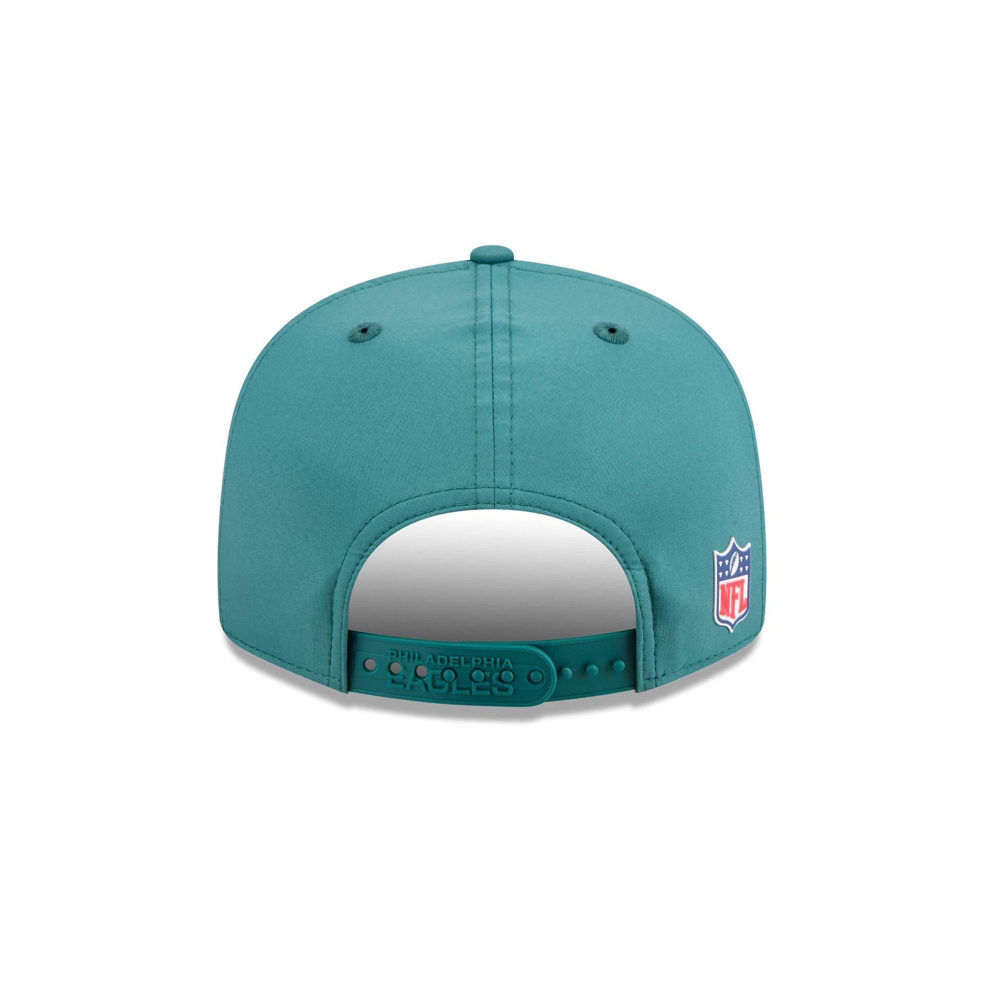 Philadelphia Eagles 2025 Sideline Hot Weather Split Panel 9FIFTY Snapback Hat Male Product Image