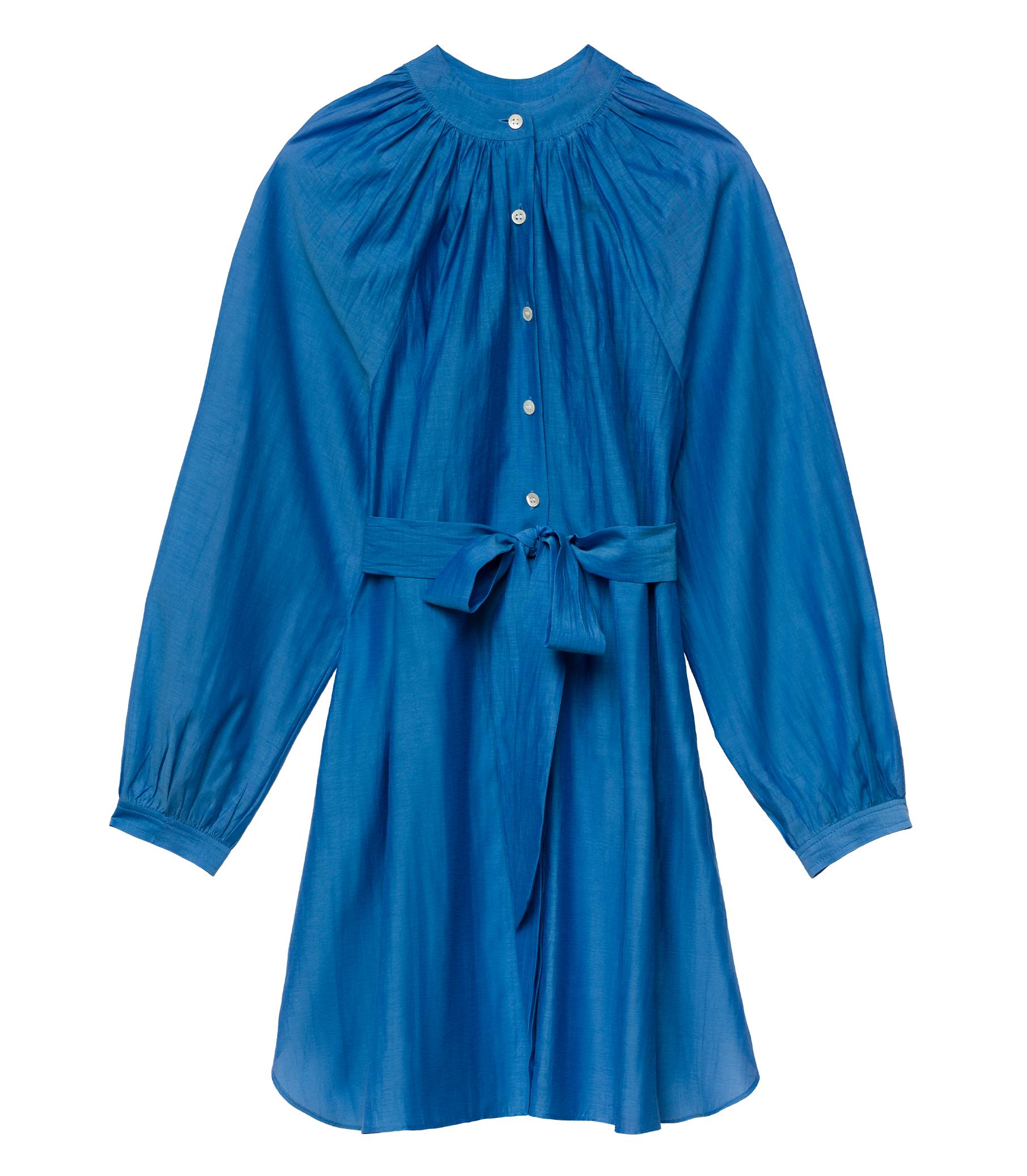 JULIET TUNIC DRESS -- SANTORINI BLUE Product Image