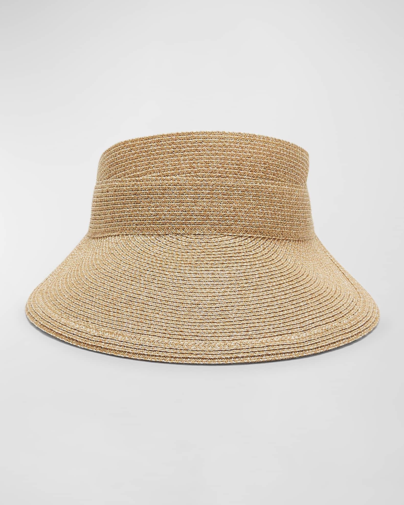 Ricky Braided Straw Visor  Product Image
