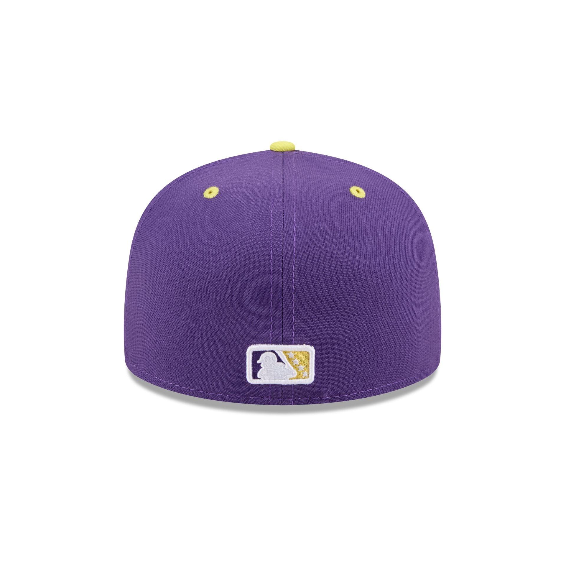 Hartford Yard Goats Theme Night Purple 59FIFTY Fitted Hat Male Product Image