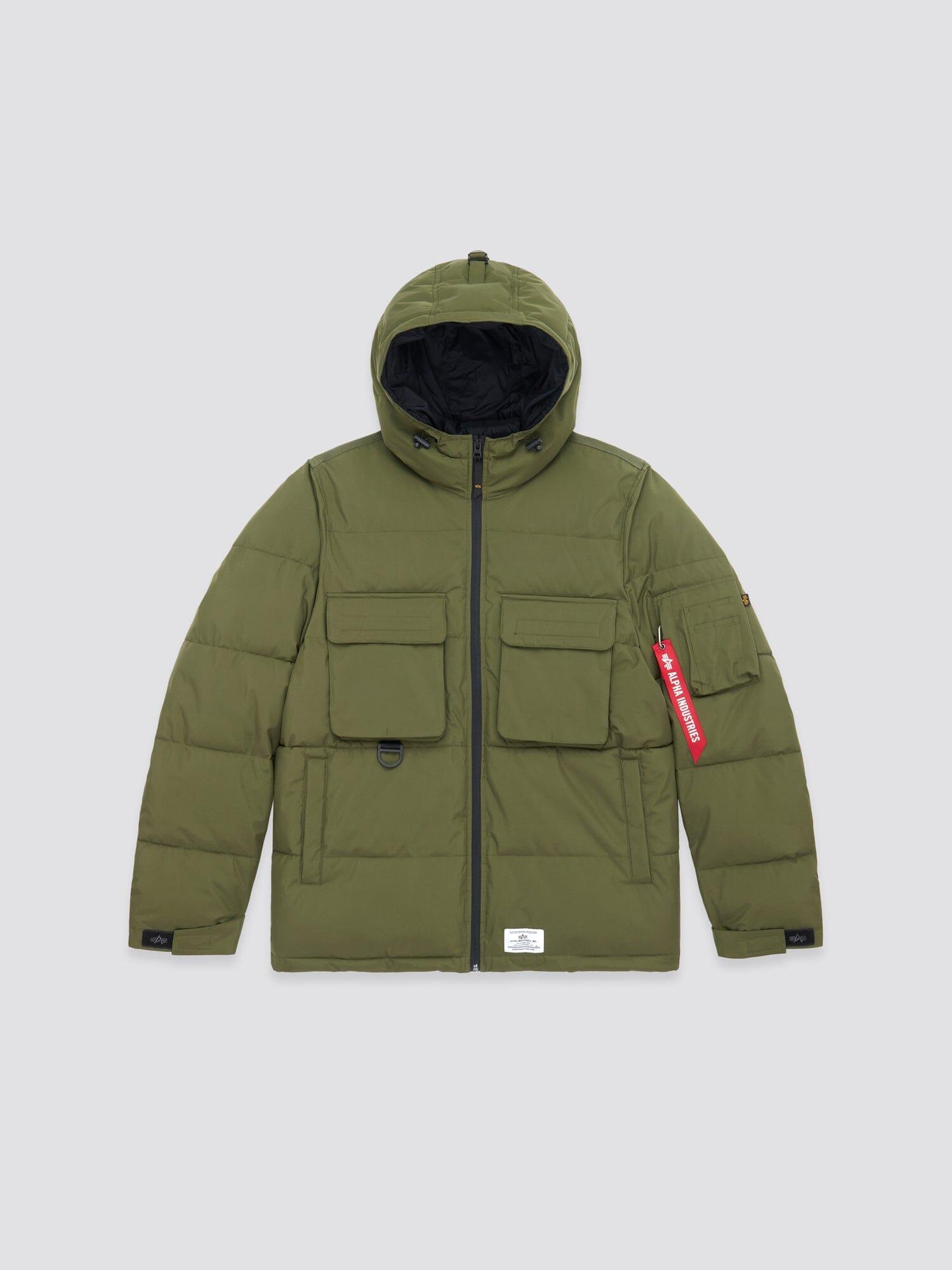 HOODED PUFFER JACKET (SEASONAL) Male Product Image