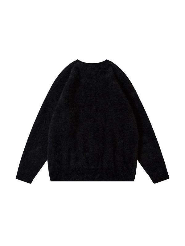 Men's Street Print Oversized Sweater Product Image