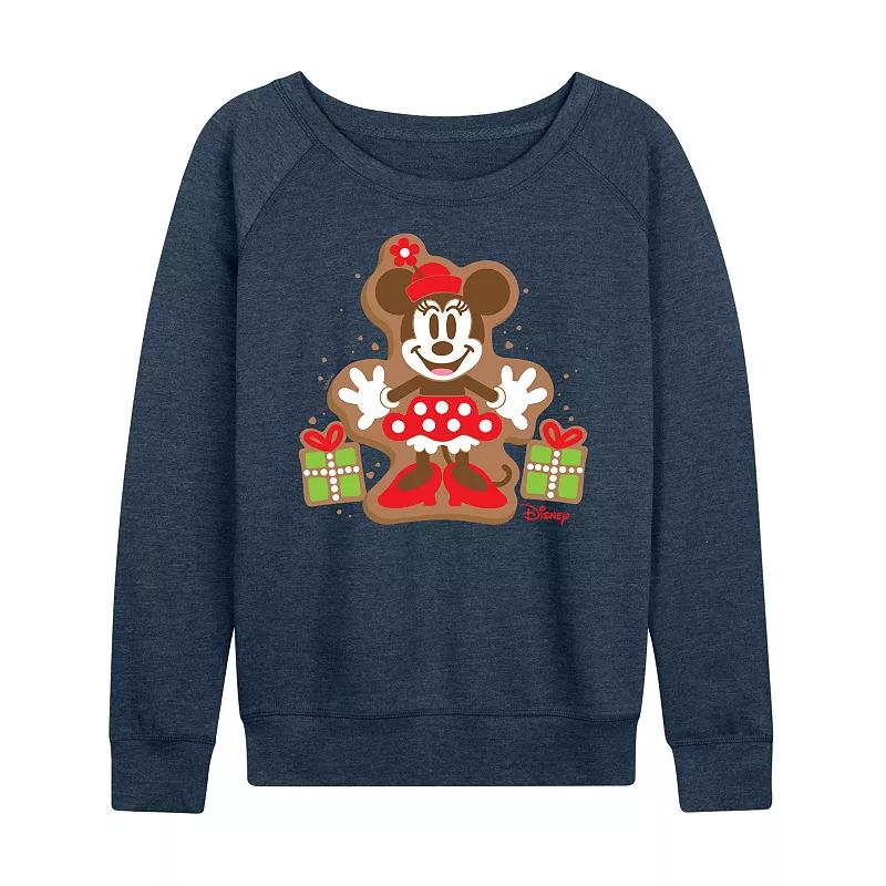 Disney's Minnie Mouse Women's Cookie French Terry Long Sleeve Tee,  Product Image