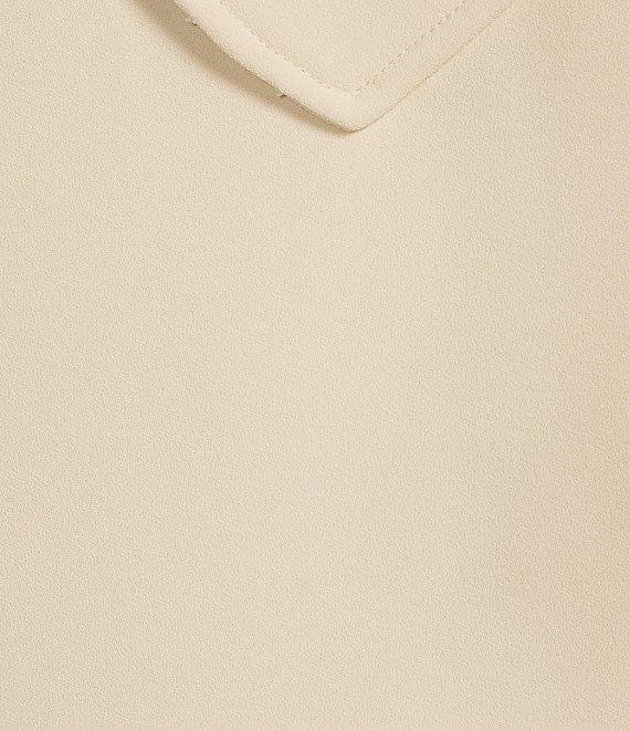 Tara Jarmon Rheala Split V-Neck Long Sleeve Heart Dress Product Image