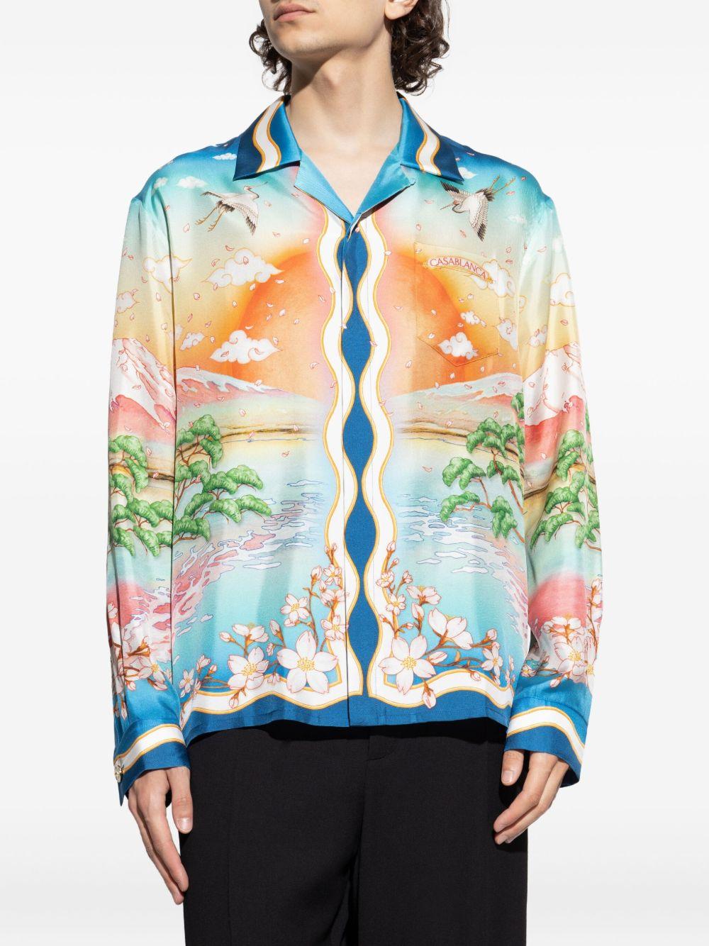 silk shirt Product Image