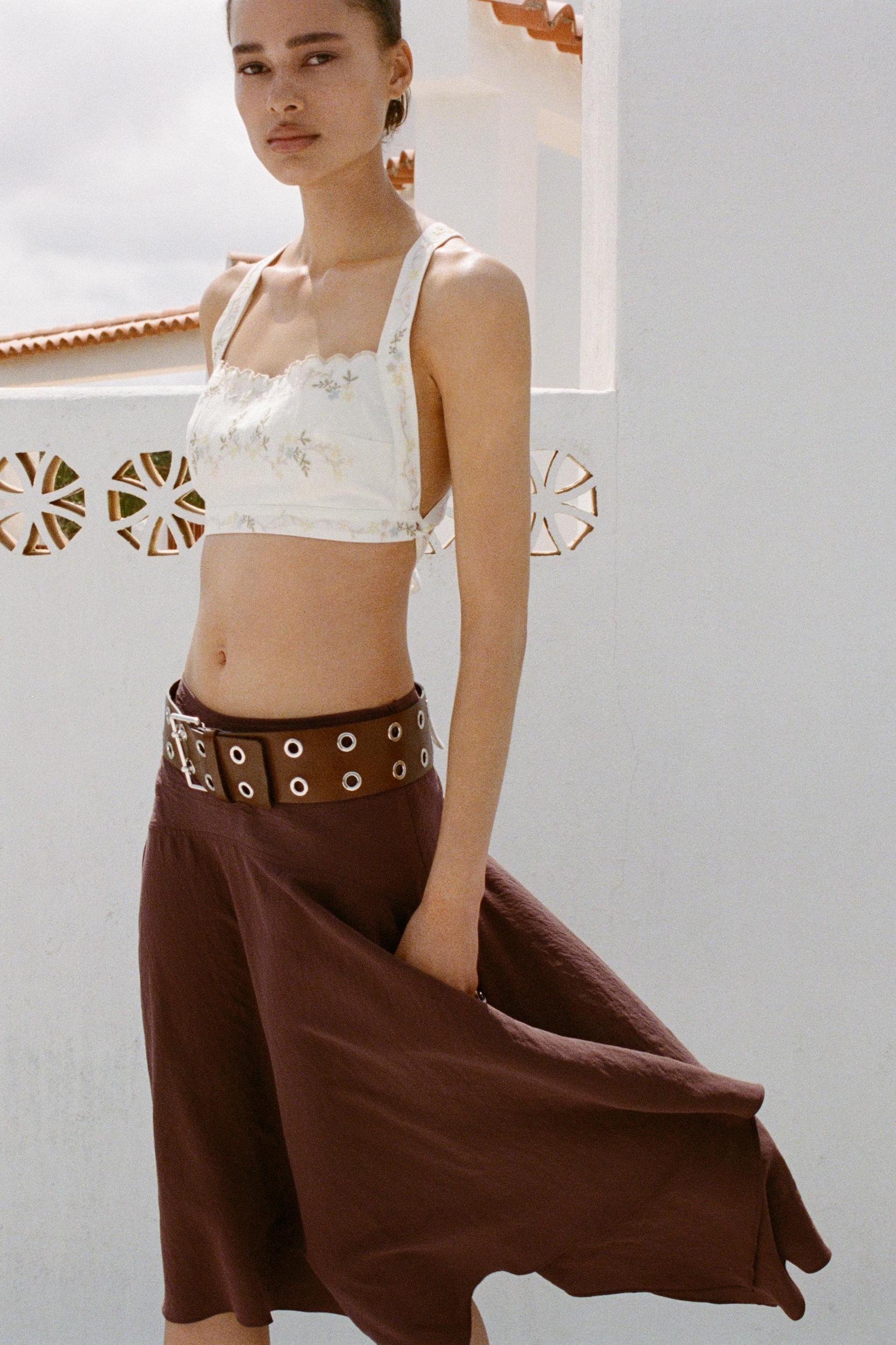 ASYMMETRIC FLOWY SKIRT Product Image