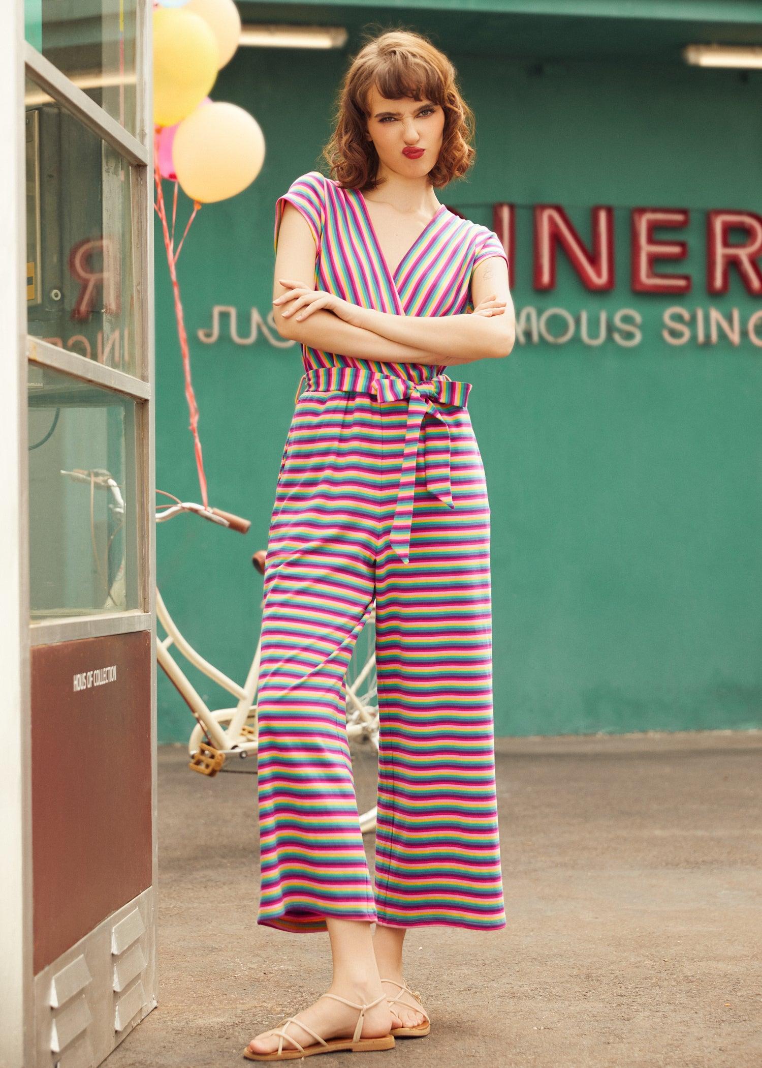 The Twist & Stripe Jumpsuit Product Image