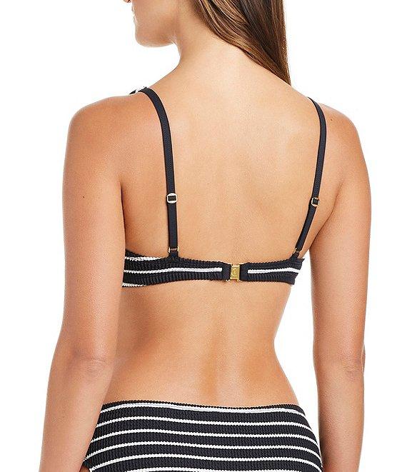 Bleu Rod Beattie Pucker Up Texture Stripe Hipster Swim Bottom Product Image