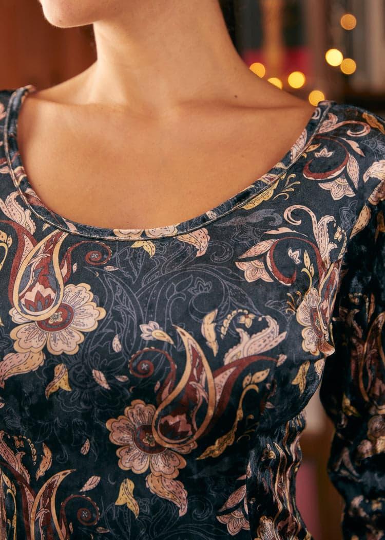 Retro Radiance Fit & Flare Dress Product Image