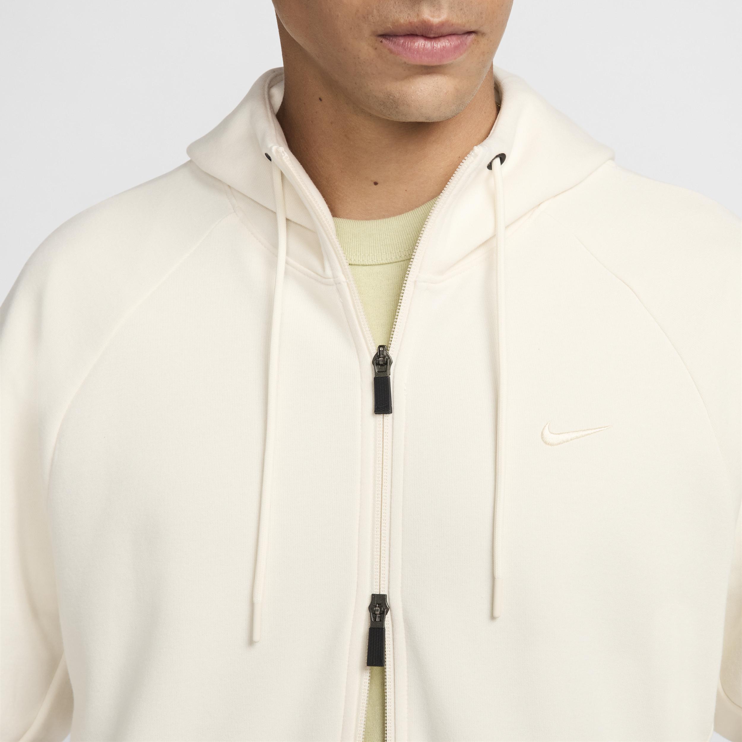 Nike Mens Primary Fleece Dri-FIT UV Full-Zip Performance Hoodie | FZ0967-110 Product Image