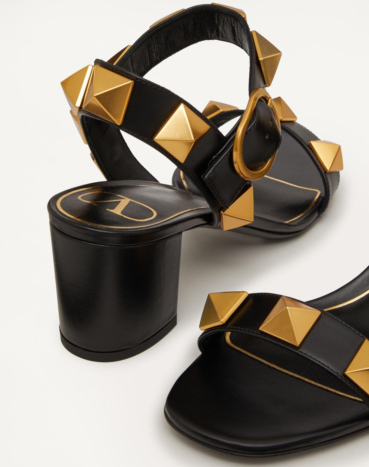 Roman Stud Calfskin Sandal 60 Mm  Product Image