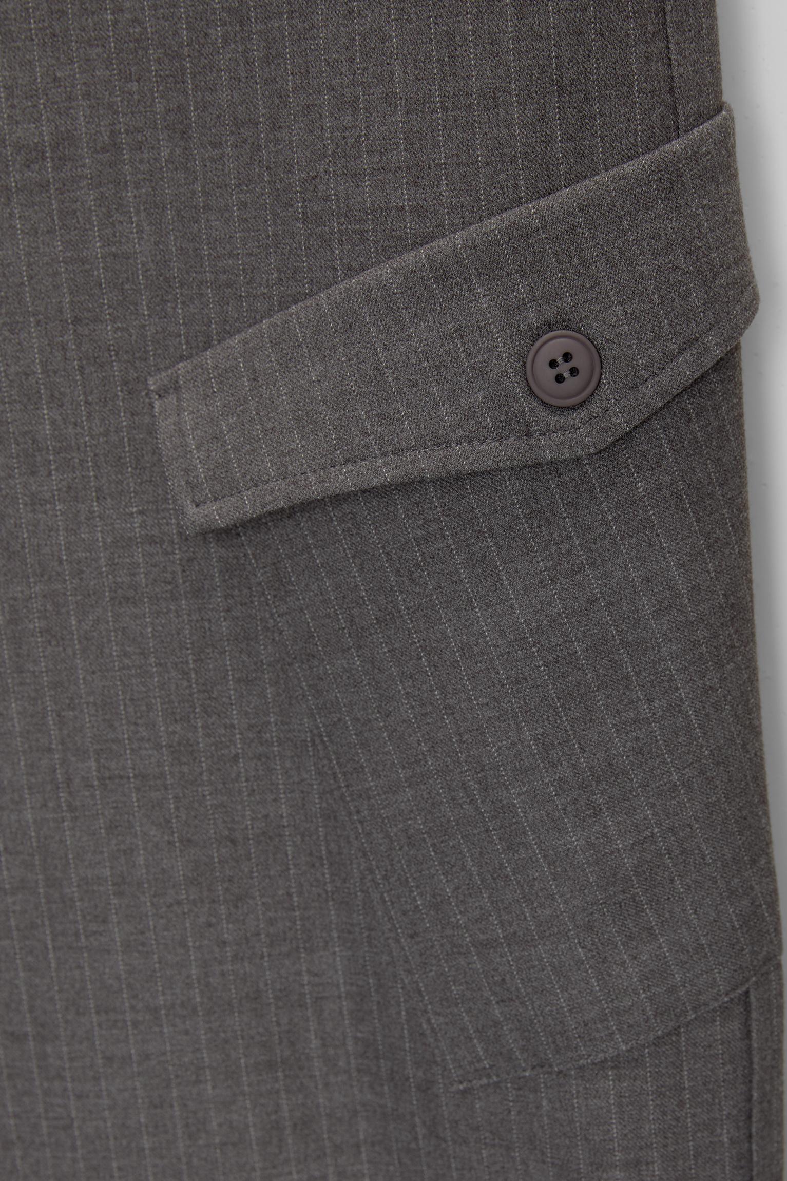 Smart pinstripe cargo pants Product Image