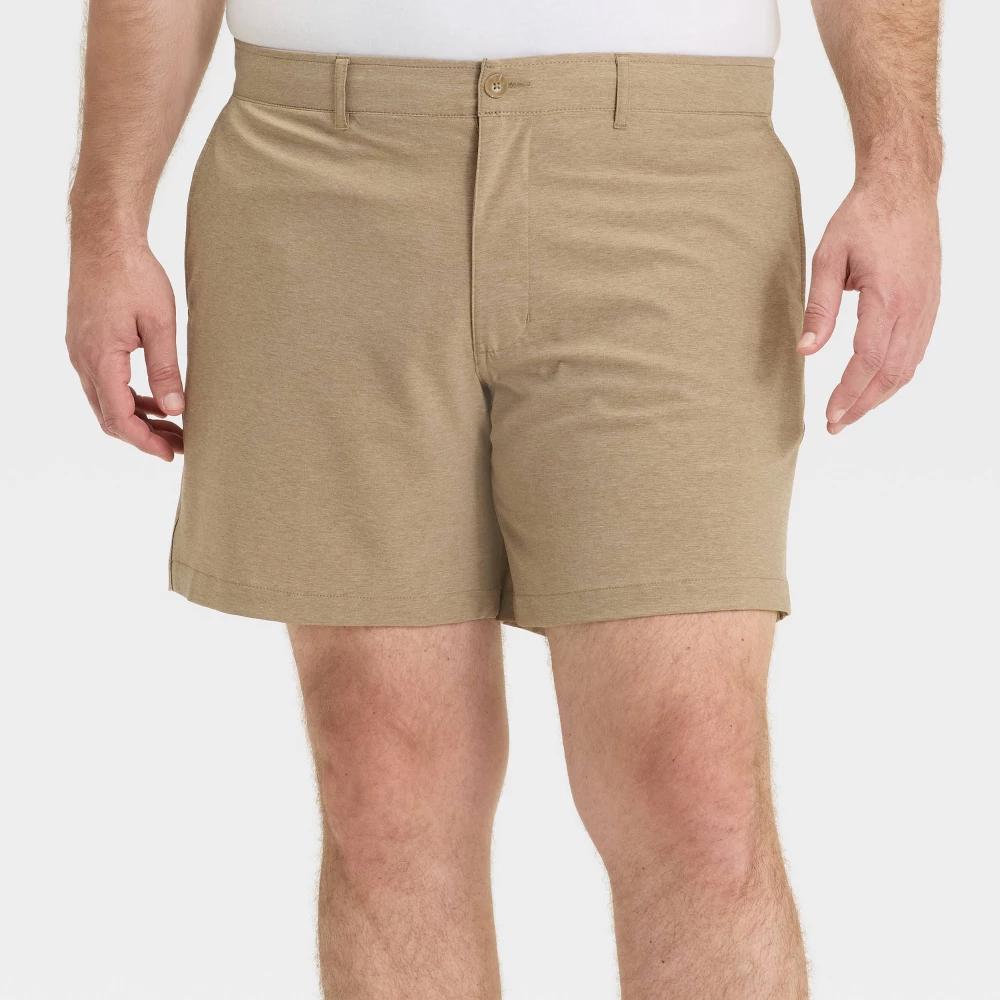 Men's Big & Tall 7'' Hybrid Swim Shorts - Goodfellow & Co™ Navy Blue 46 Product Image