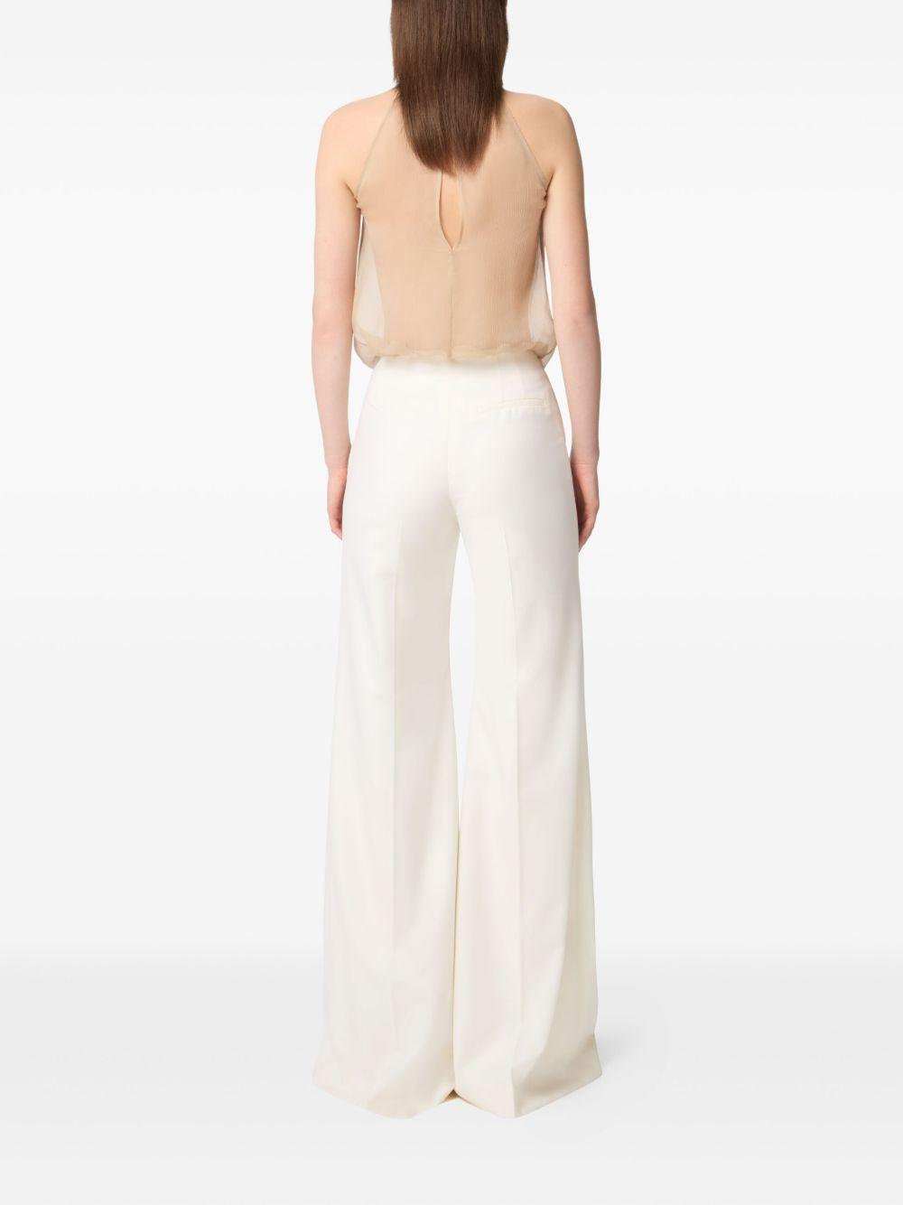 halterneck silk top Product Image