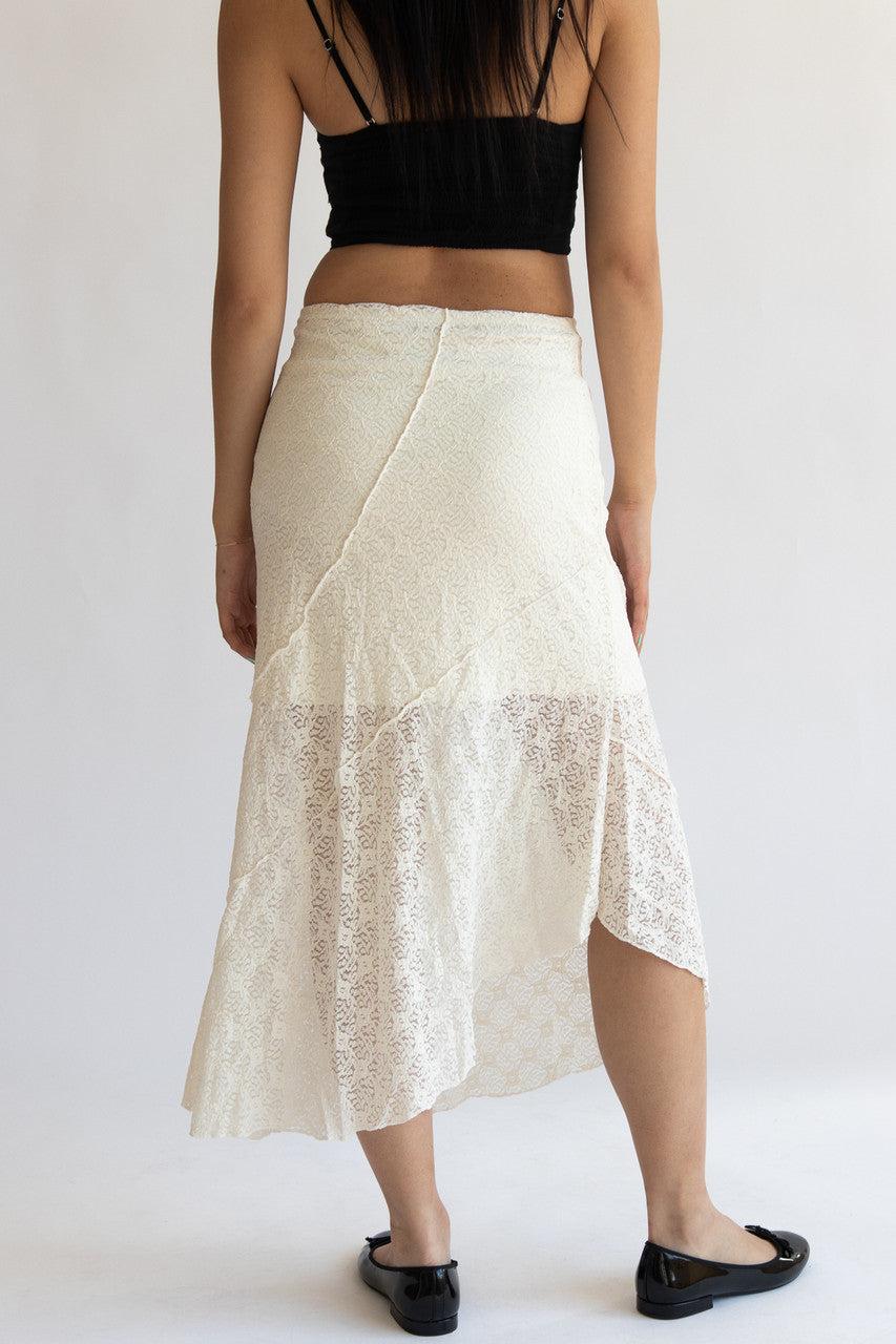 Lace Asymmetrical Skirt Product Image