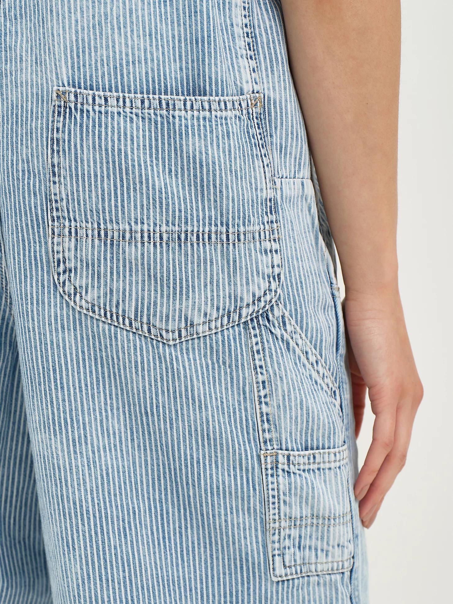 Women's Railroad Stripe Relaxed Bib Overall | Women's Union-Alls & Overalls | Lee® Product Image