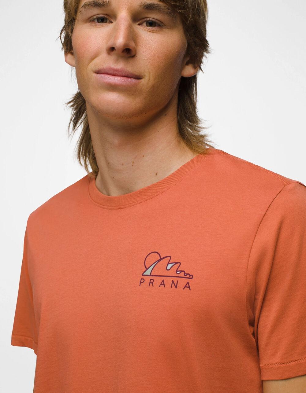 PRANA Everyday Signals Mens Tee - ORANGE Product Image