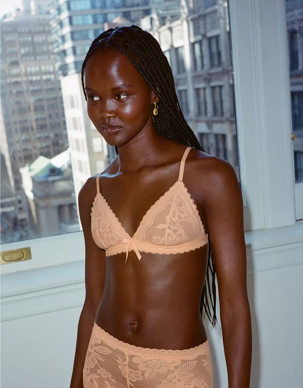 Show Off Feeling Femme Lace Triangle Bralette  Product Image