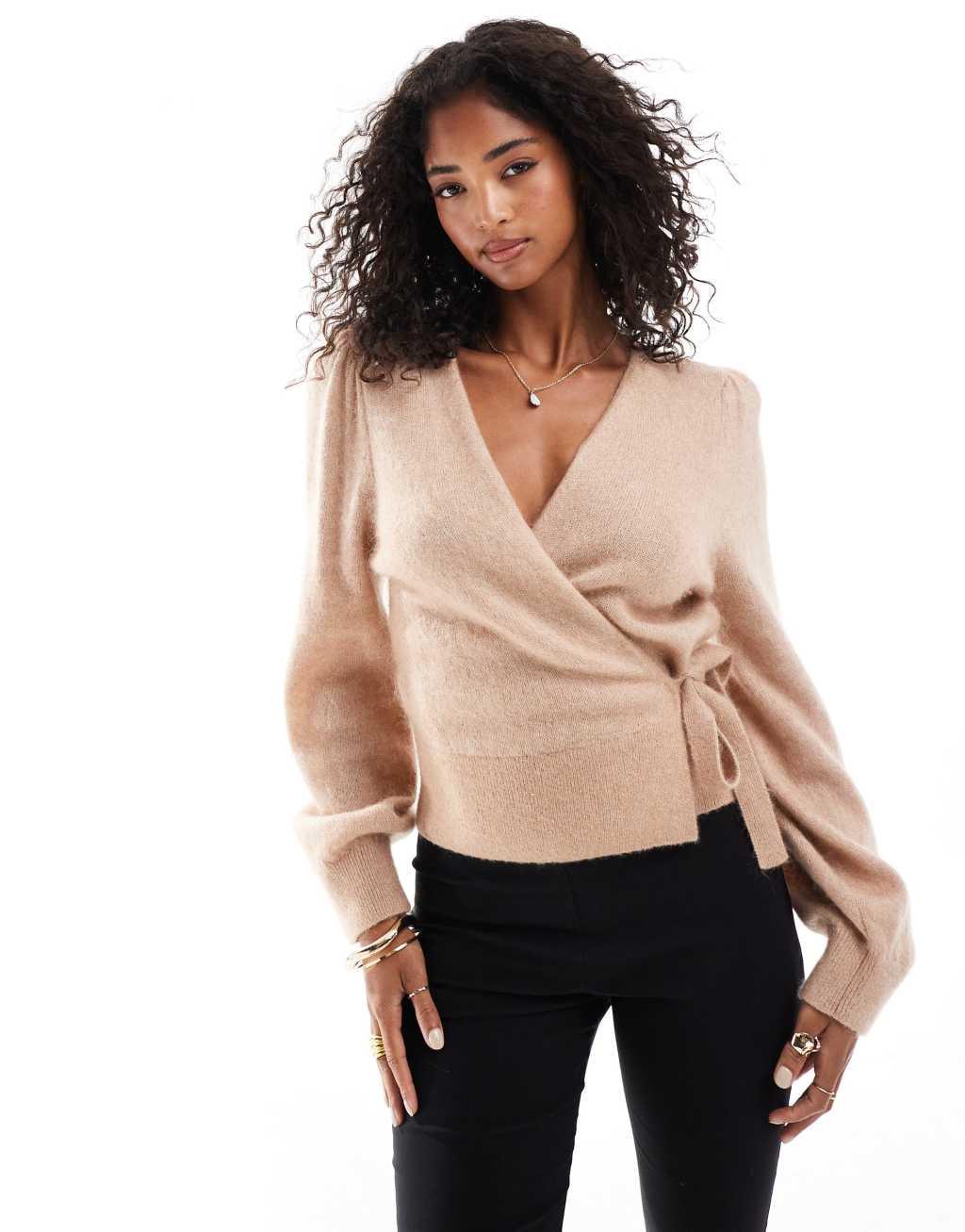 & Other Stories wrap cardigan melange Product Image