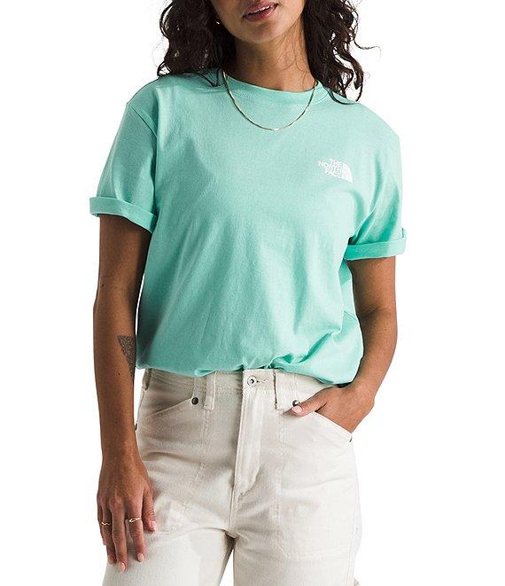 The North Face Crew Neck Rib Knit Short Sleeve Box Tee Product Image