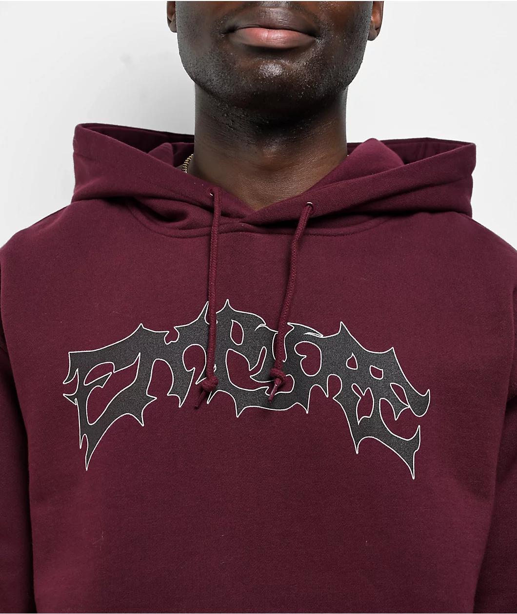 Empyre Spike Maroon Hoodie Product Image