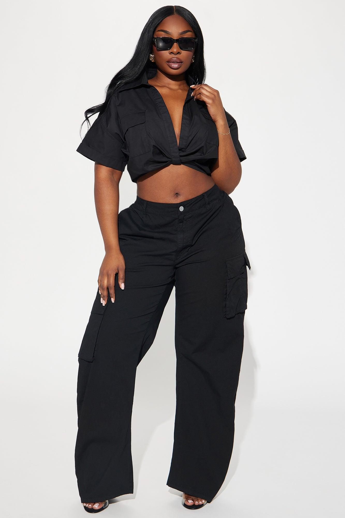 Catch Me Chillin' Top - Black Product Image