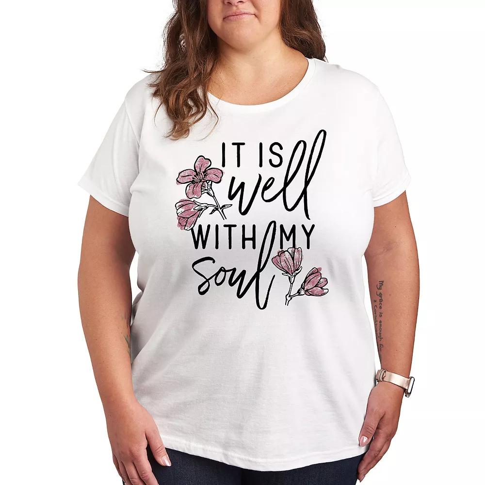 Plus It Is Well With My Soul Graphic Tee, Women's,  Product Image