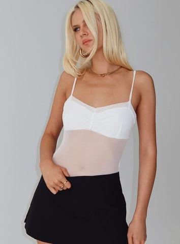 In The Club Bodysuit White Product Image